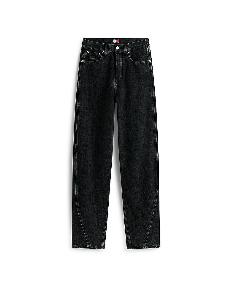 Jeans Barrel Fit schwarz 30/L32 damen