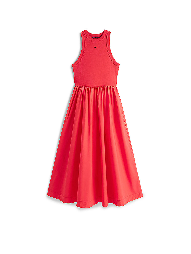 TOMMY JEANS Maxikleid  rot | XS