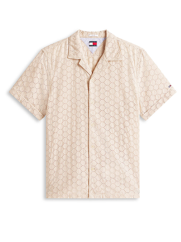 TOMMY JEANS Hemd Regular Fit  beige | S