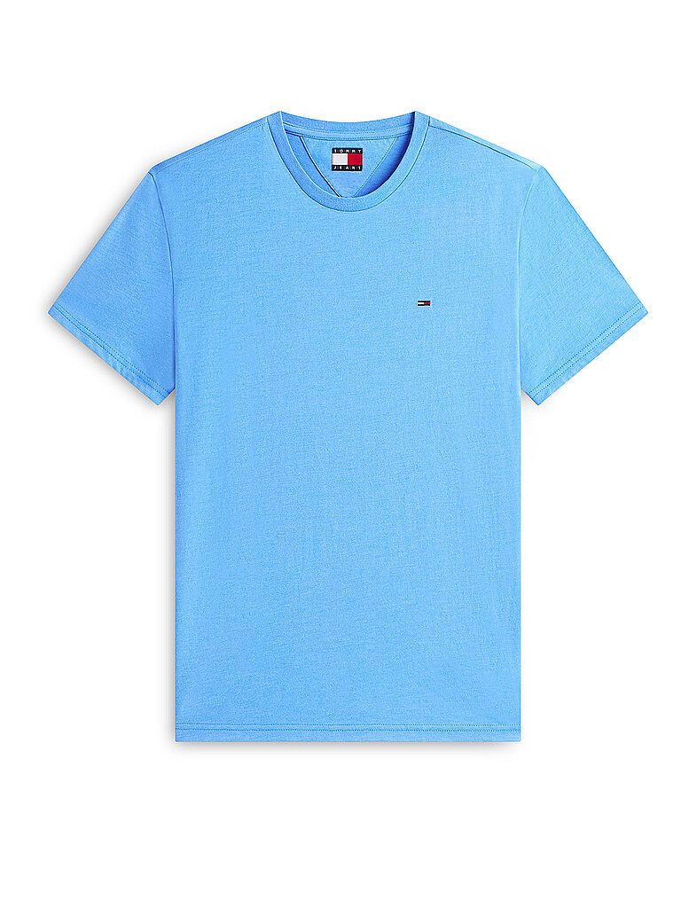 TOMMY JEANS T-Shirt Slim Fit hellblau | S