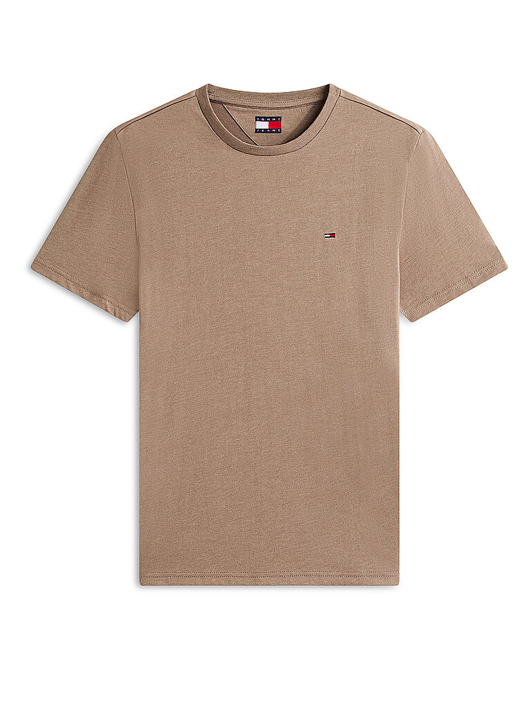 T-Shirt Slim Fit beige M herren