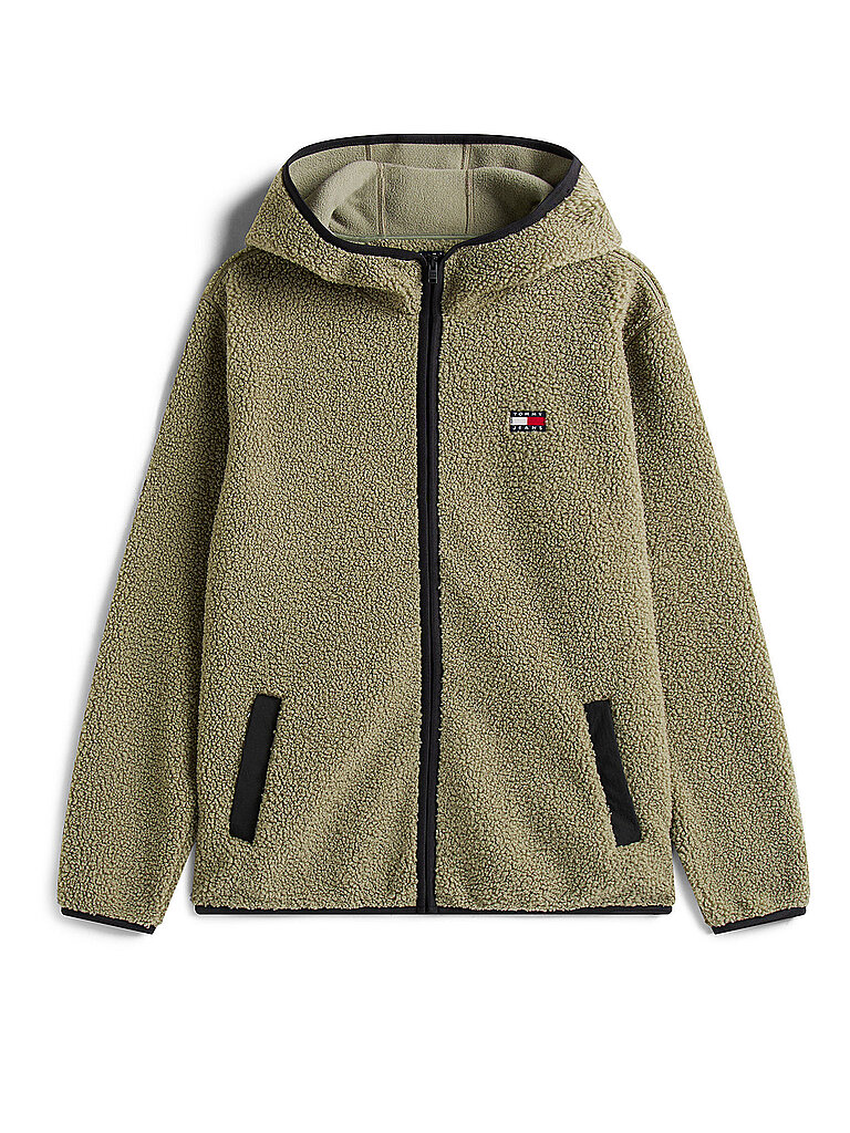 Fleecejacke olive L herren