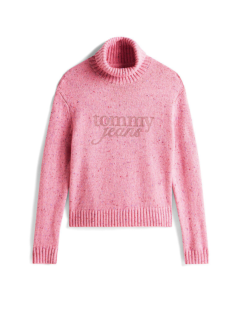 TOMMY JEANS Rollkragenpullover  rosa | M