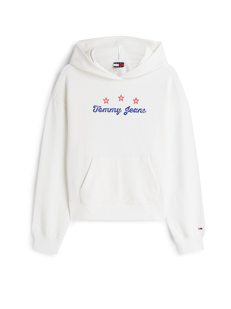 TOMMY JEANS Kapuzensweater - Hoodie weiss | M
