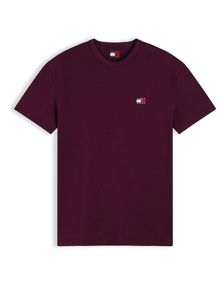 TOMMY JEANS T-Shirt  dunkelrot | XL