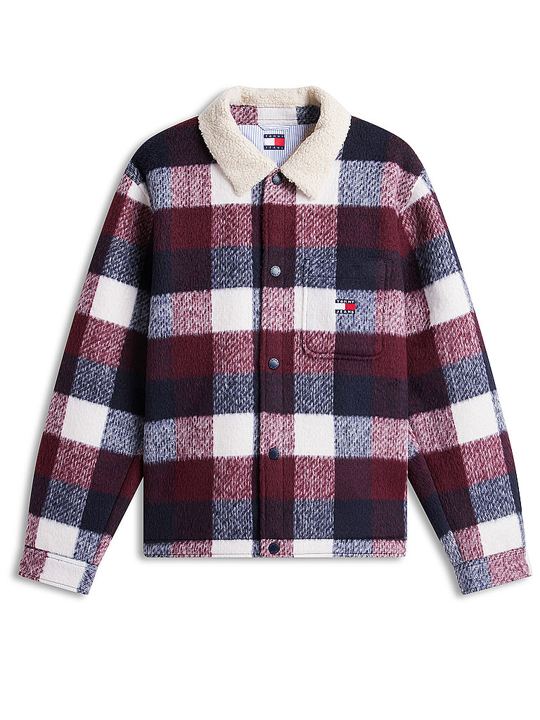 TOMMY JEANS Overshirt  dunkelrot | XS
