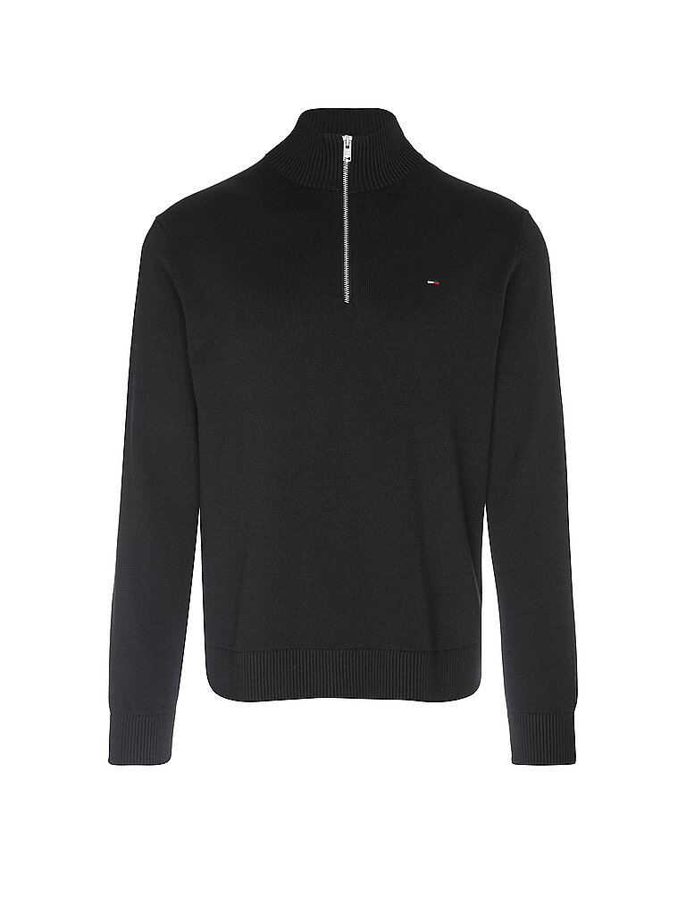 TOMMY JEANS Troyer Sweater  schwarz | XXL