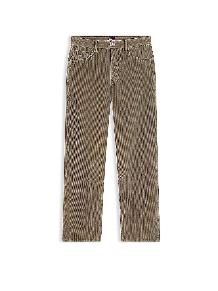TOMMY JEANS Cordhose  olive | 30/L32