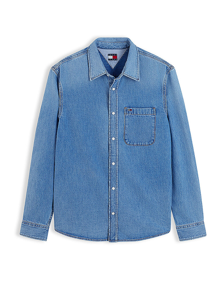 TOMMY JEANS Jeanshemd  hellblau | S