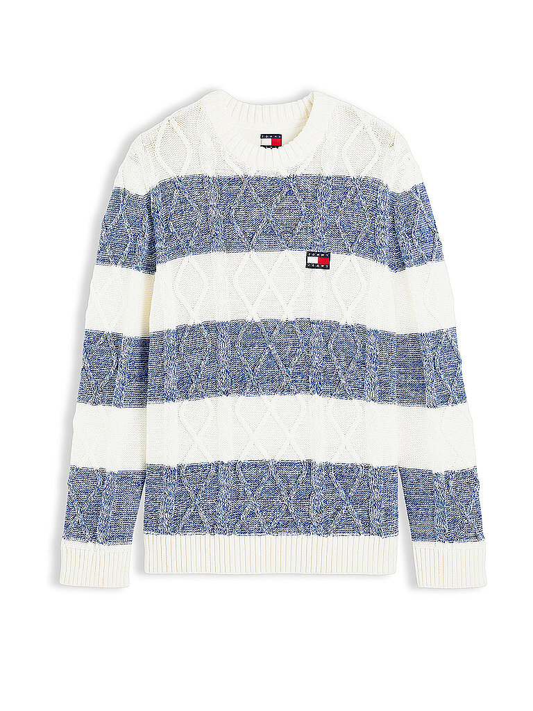 TOMMY JEANS Pullover  weiss | S