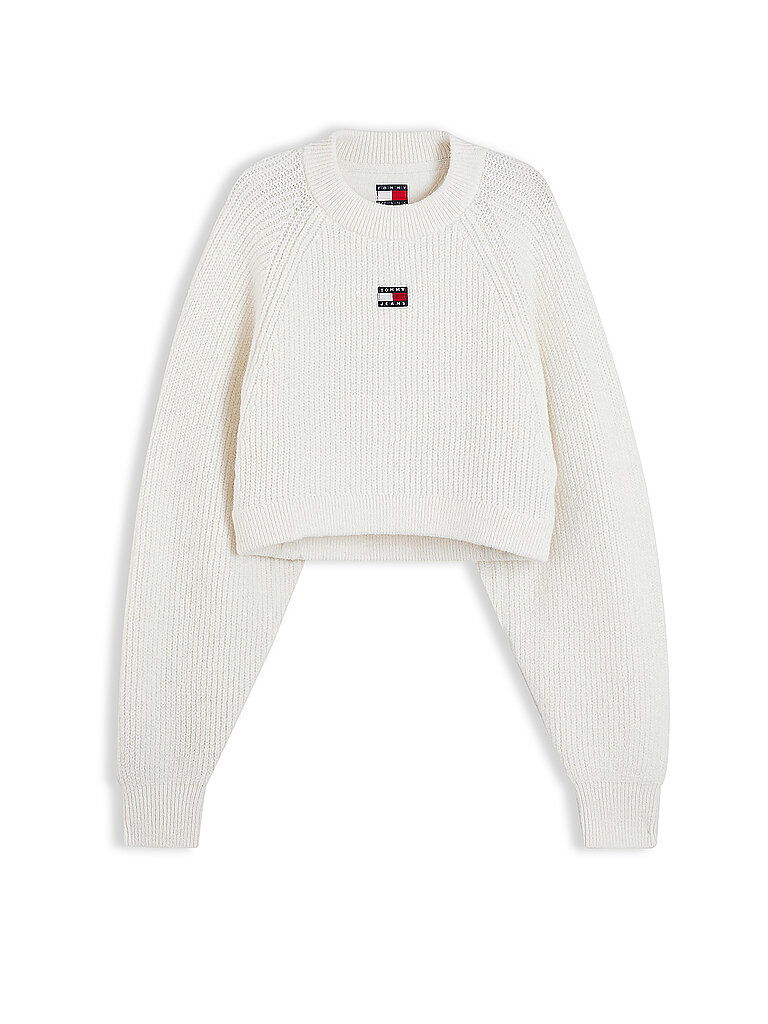TOMMY JEANS Pullover  weiss | M
