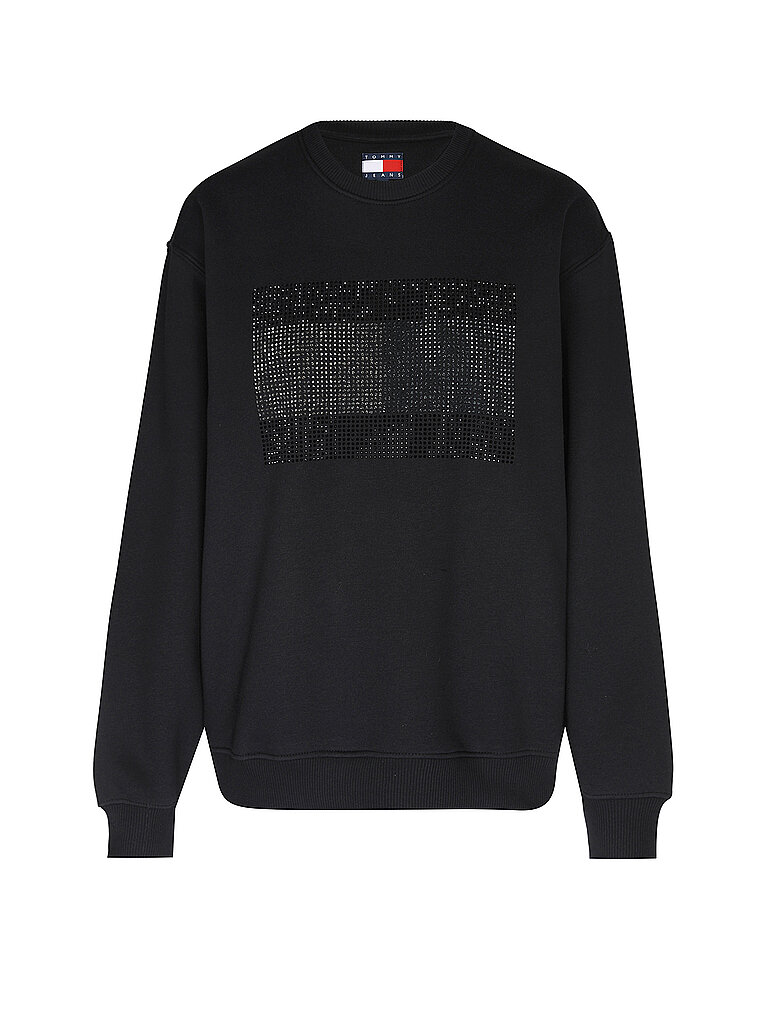 TOMMY JEANS Sweater schwarz | XS