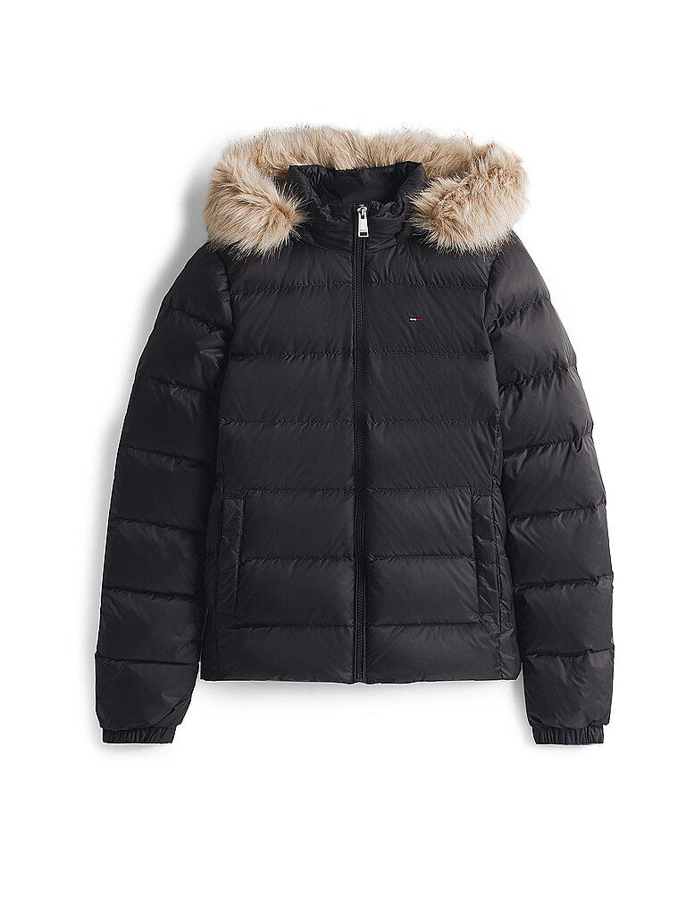 TOMMY JEANS Daunenjacke schwarz | XS