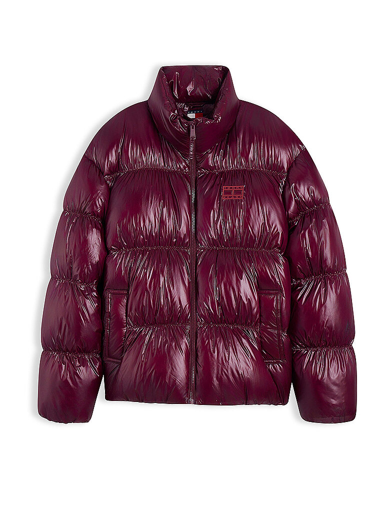 TOMMY JEANS Daunensteppjacke beere | XS