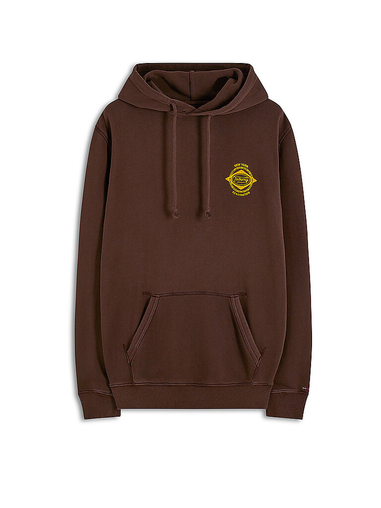 TOMMY JEANS Kapuzensweater - Hoodie braun | S