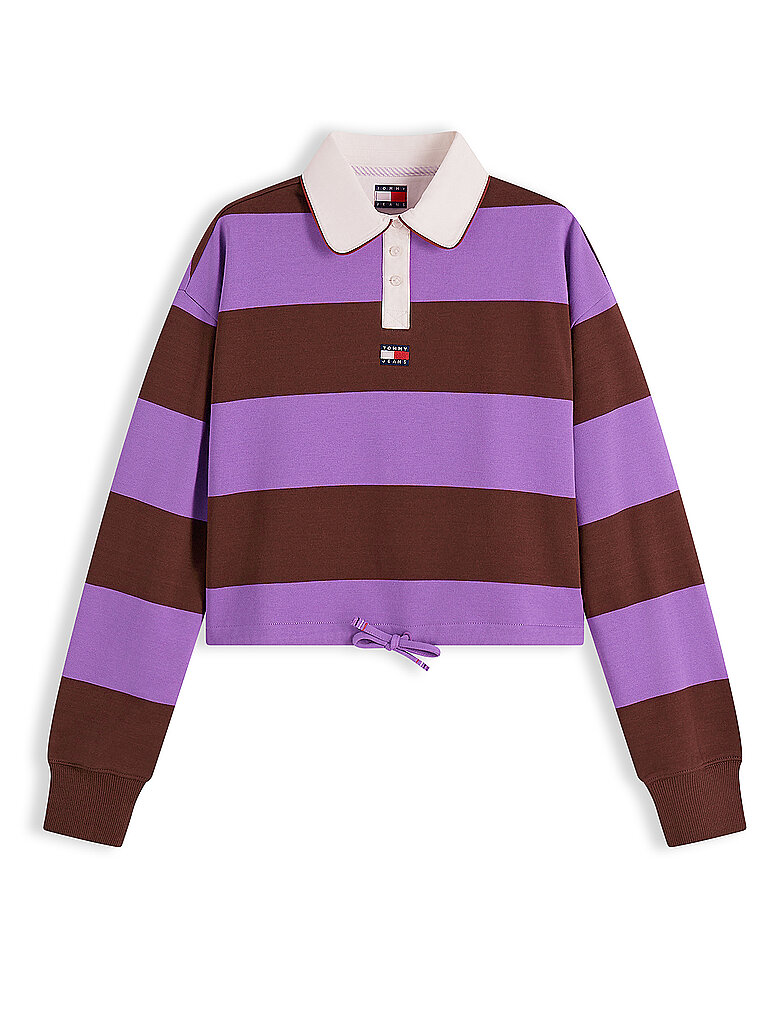 TOMMY JEANS Poloshirt  lila | XS