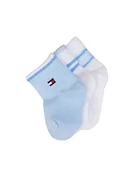 TOMMY HILFIGER | Baby Jungen Socken 3er Pkg. light blue | hellblau