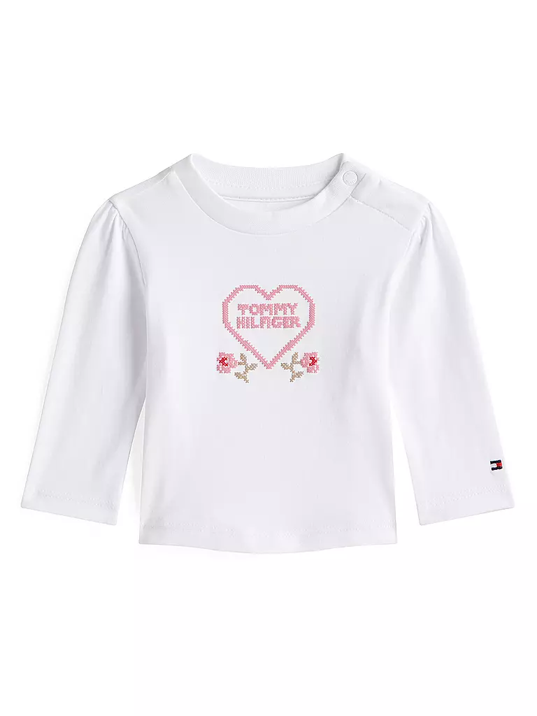 TOMMY HILFIGER | Baby Langarmshirt | weiss