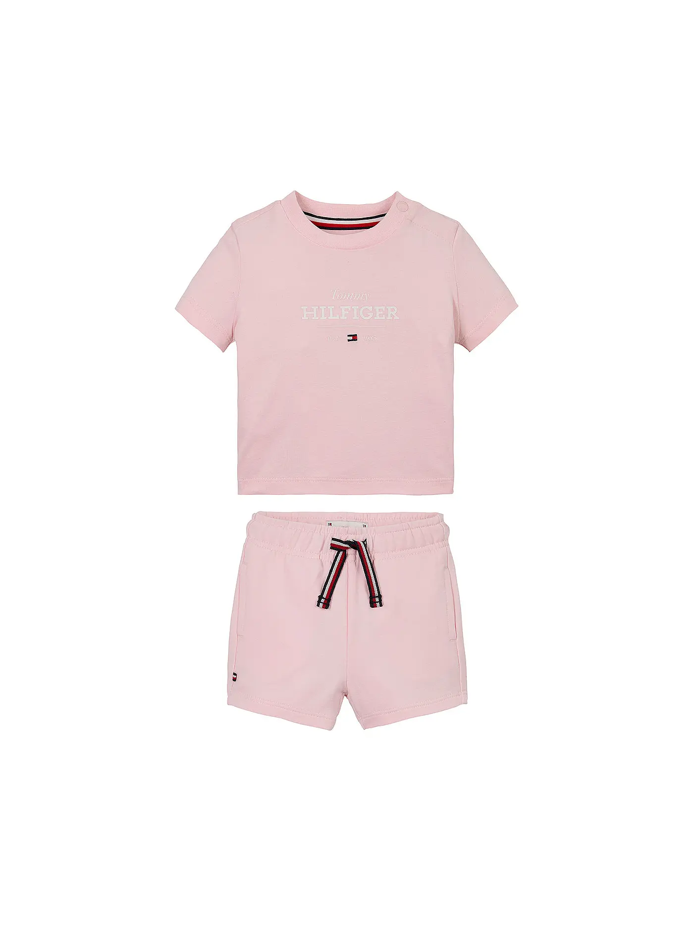 TOMMY HILFIGER | Baby Set 2-teilig T-Shirt und Shorts | rosa