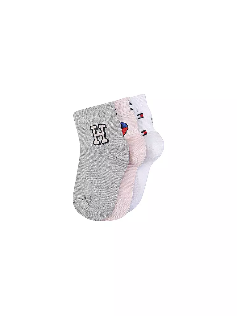 TOMMY HILFIGER | Baby Socken 3er Pkg. pink | rosa