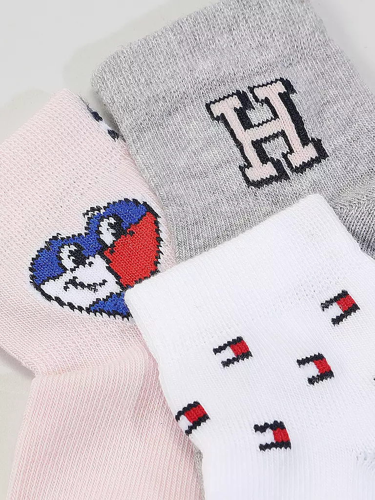 TOMMY HILFIGER | Baby Socken 3er Pkg. pink | rosa