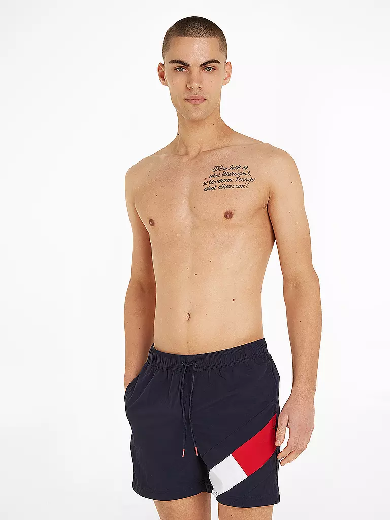 TOMMY HILFIGER | Badehose - Badeshorts  | blau