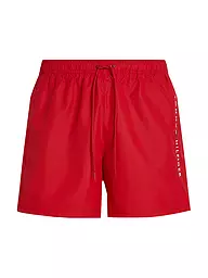 TOMMY HILFIGER | Badeshorts  | rot