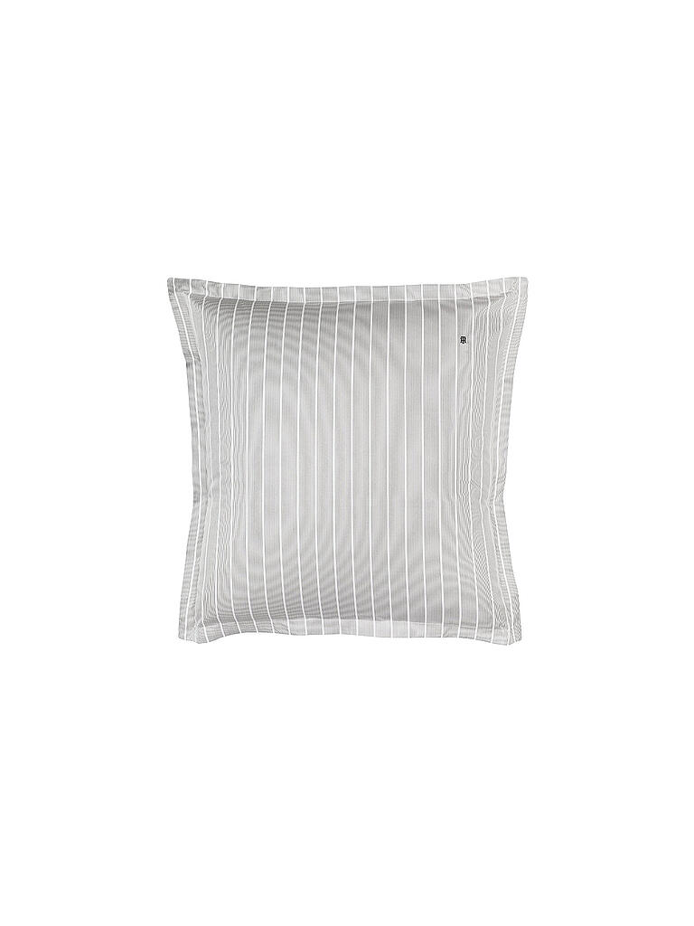 TOMMY HILFIGER | Bettwäsche Satin gestreift 70x90cm/140x200cm "Audrey" | grau
