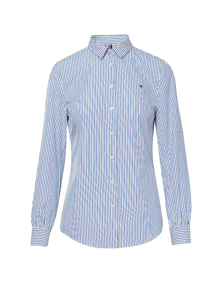 TOMMY HILFIGER | Bluse Regular Fit Alexis | blau