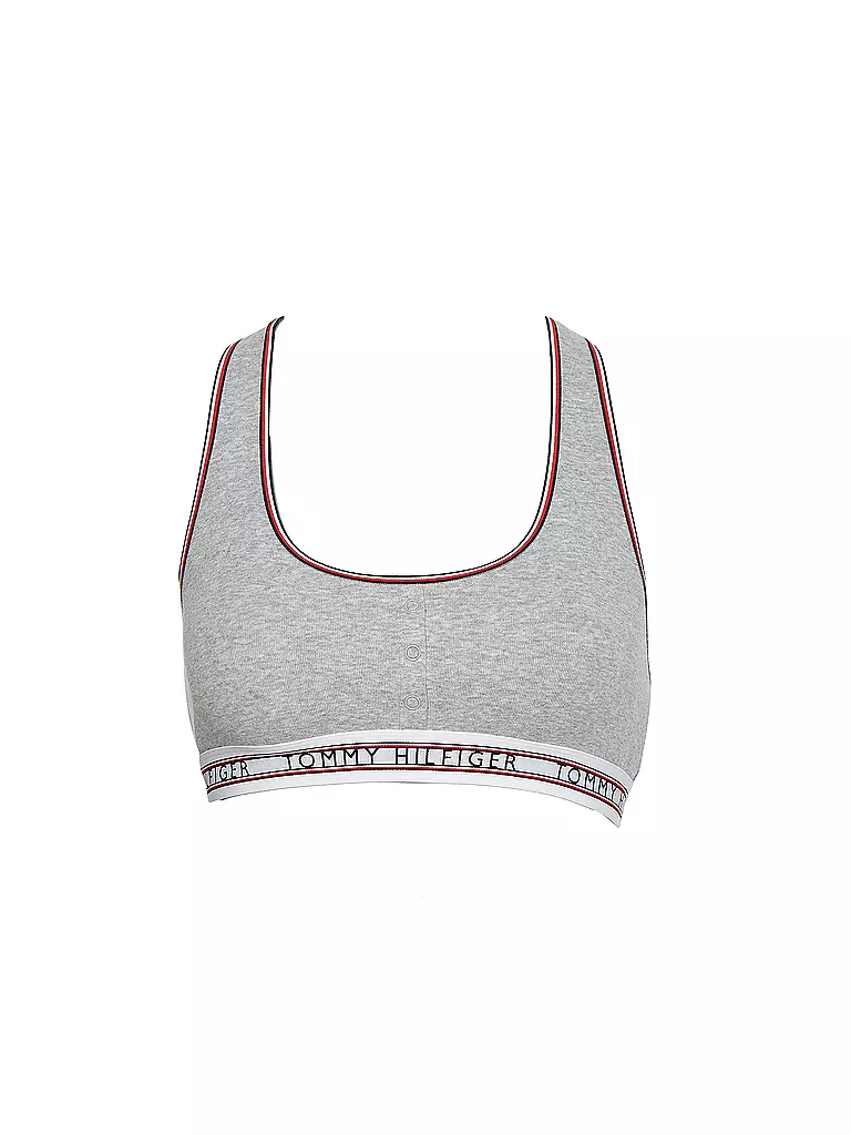 TOMMY HILFIGER | Bustier - Bralette Unlined Grey | grau