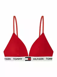 TOMMY HILFIGER | Bustier Padded Triangle BH red | rot