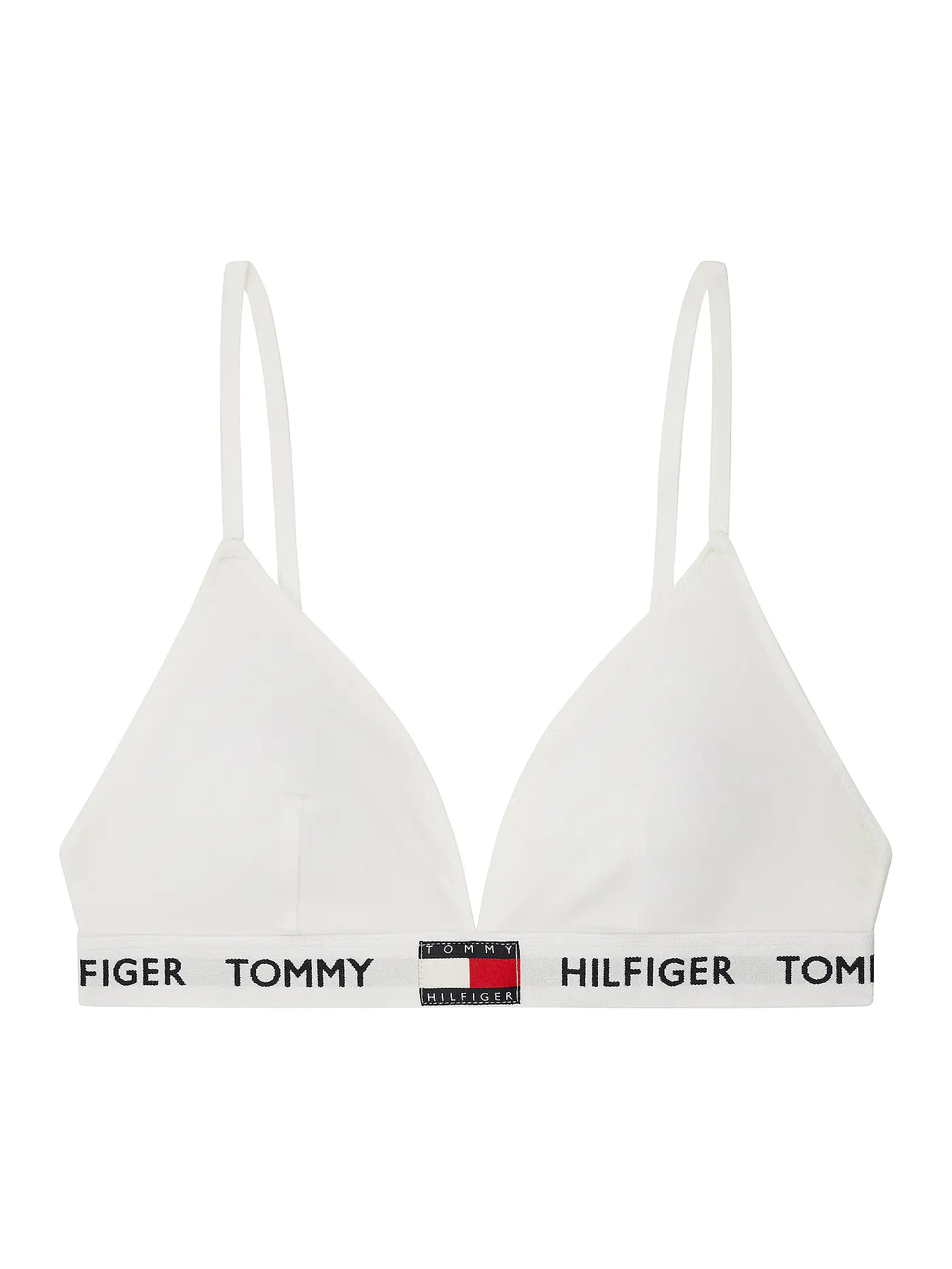 TOMMY HILFIGER | Bustier Padded Triangle BH red | weiss