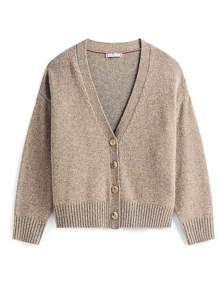 TOMMY HILFIGER | Cardigan | hellbraun
