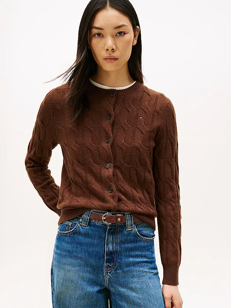 TOMMY HILFIGER | Cardigan | braun