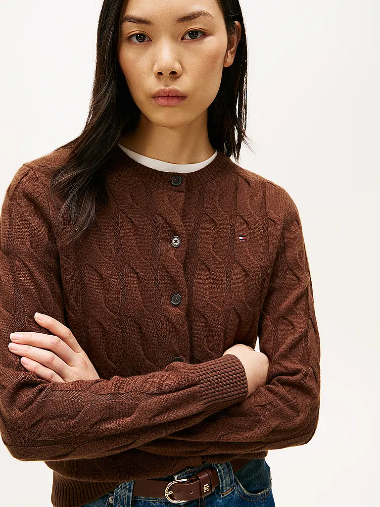 TOMMY HILFIGER | Cardigan | braun