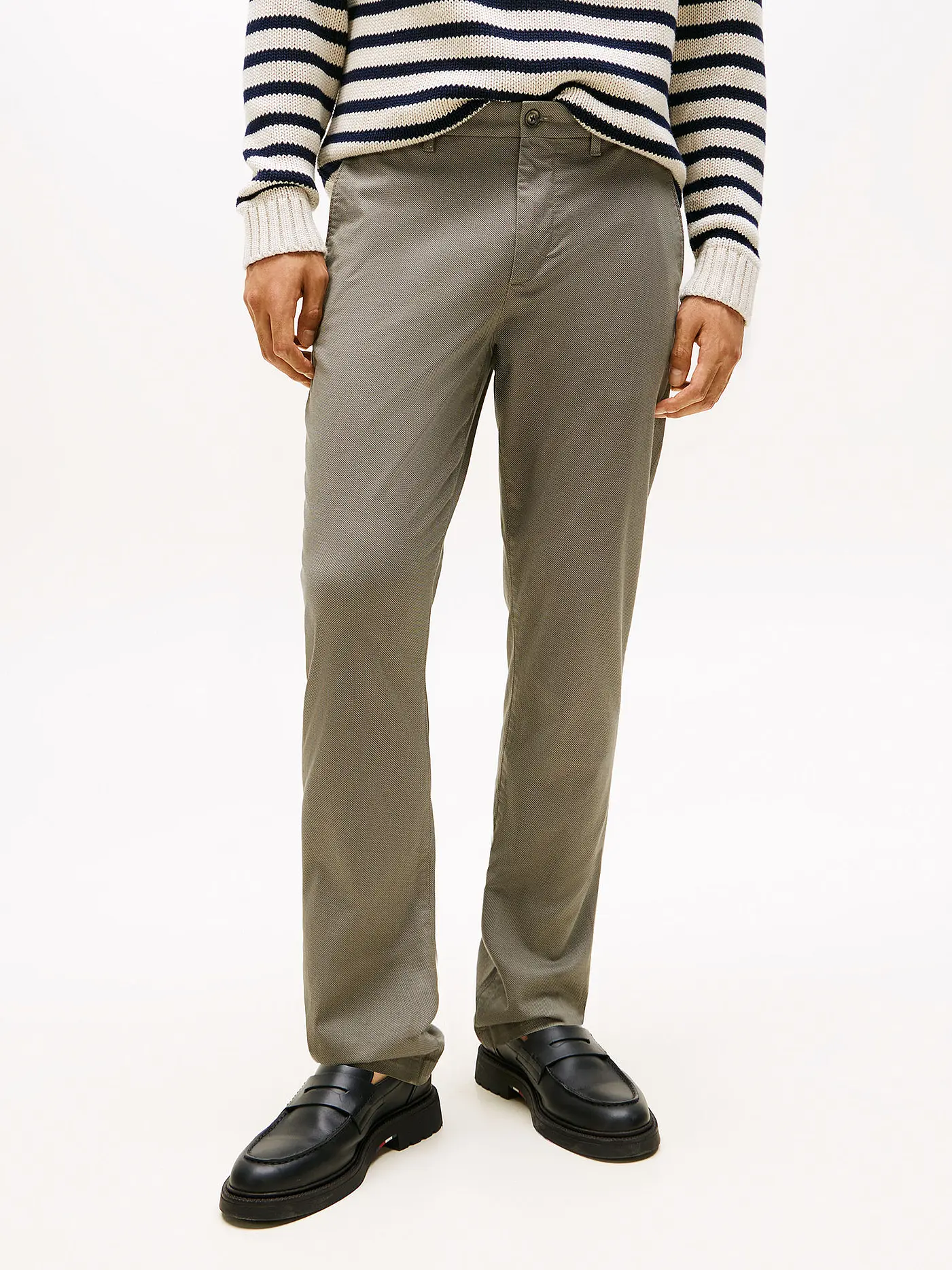 TOMMY HILFIGER | Chino  | grau