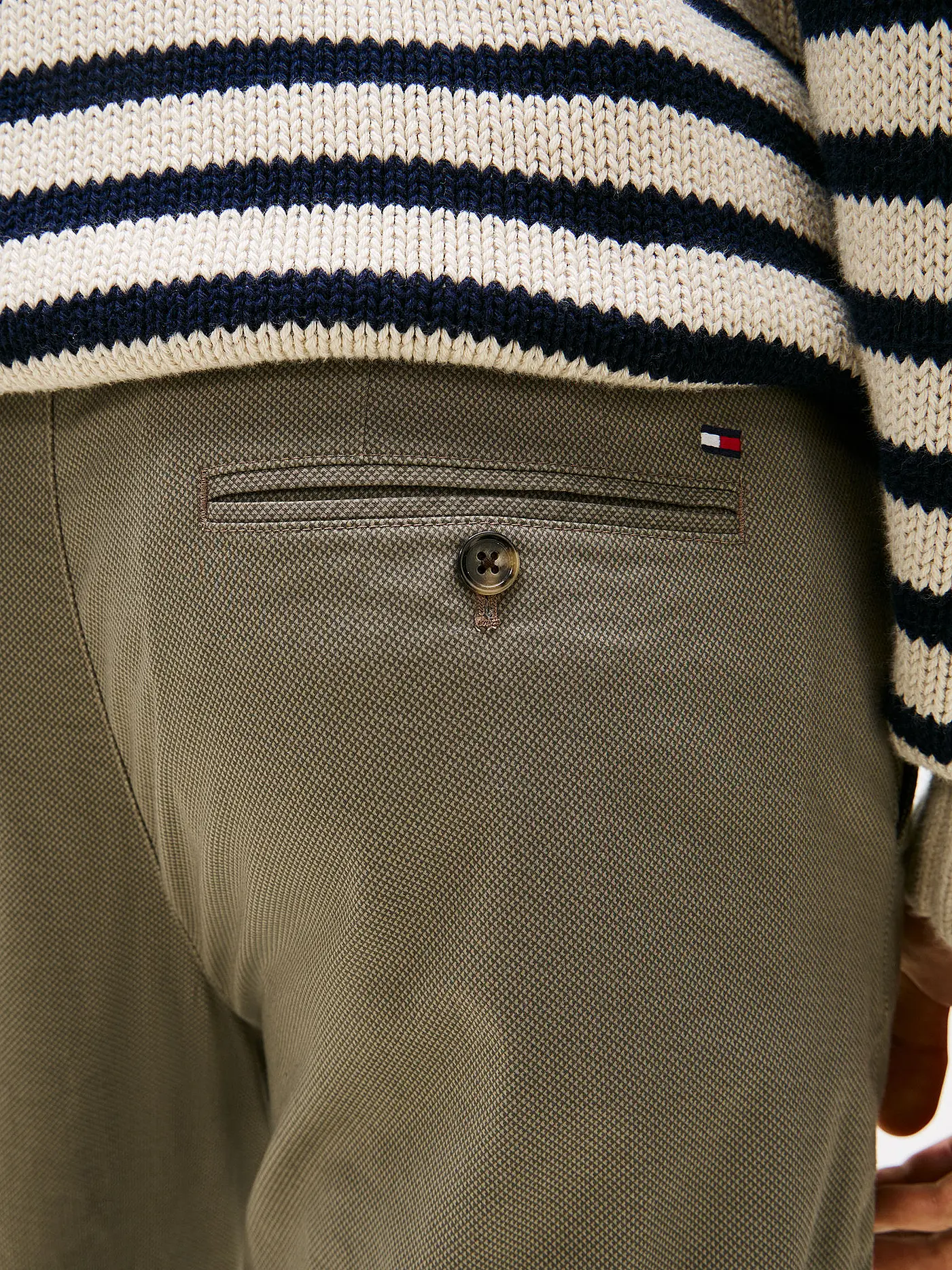 TOMMY HILFIGER | Chino  | grau