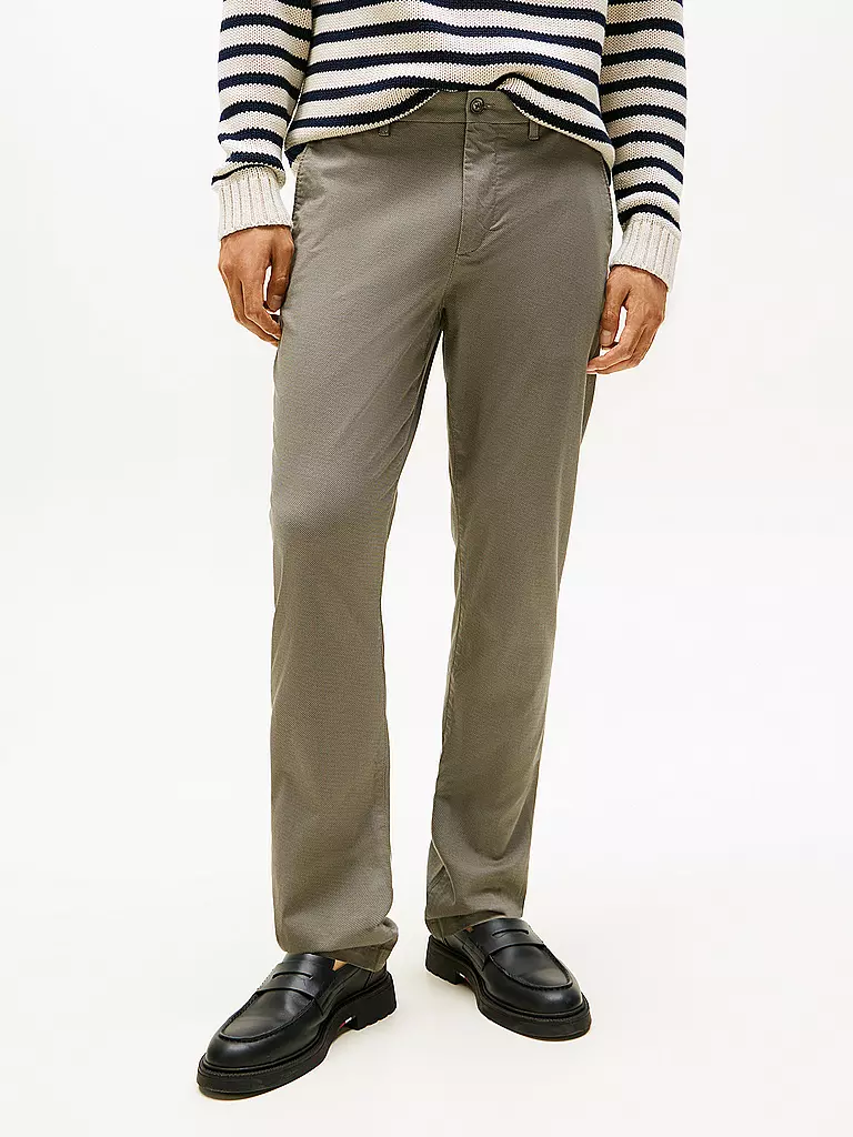 TOMMY HILFIGER | Chino | dunkelgrün