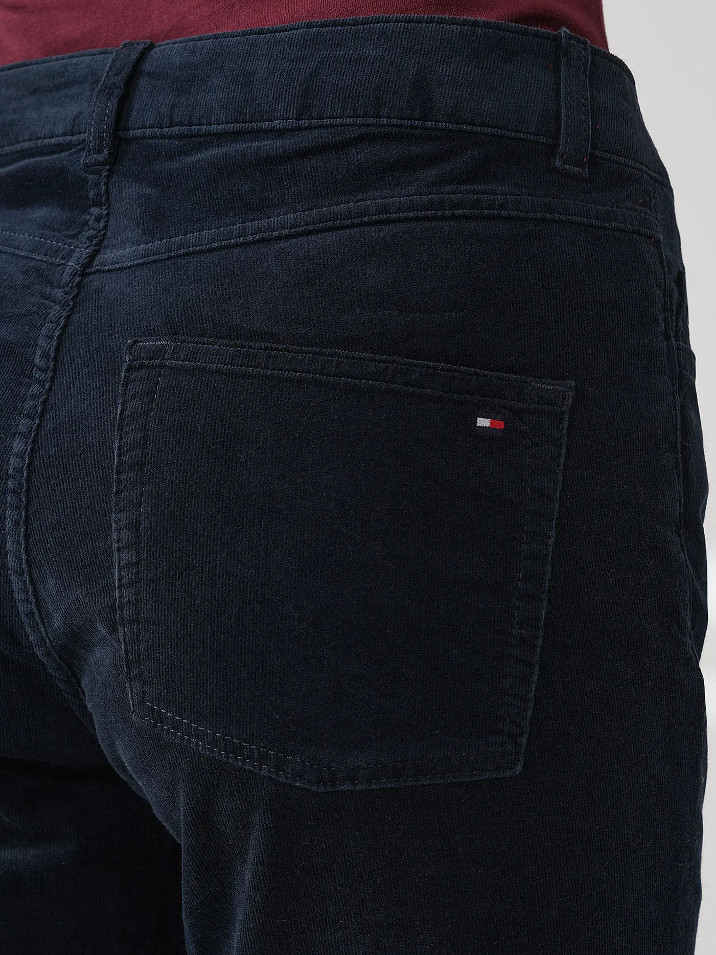 TOMMY HILFIGER | Cordhose Slim Fit | dunkelblau
