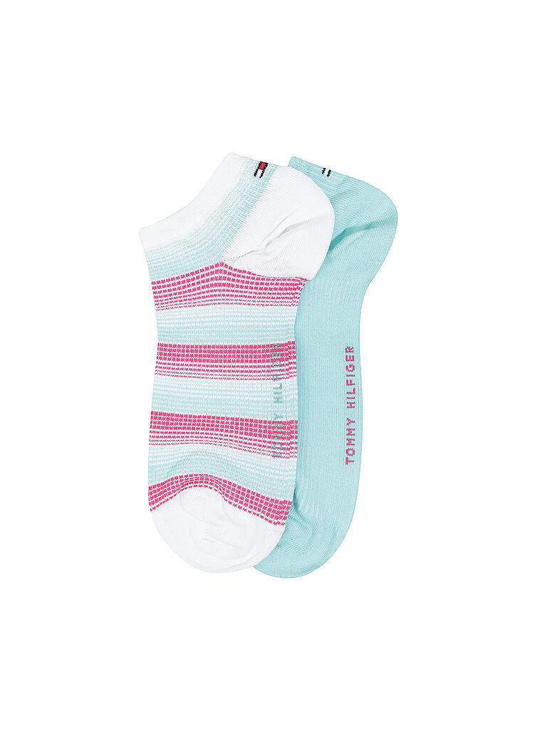 TOMMY HILFIGER | Damen Sneakersocken 2er Pkg Gradient Mint Combo | grün