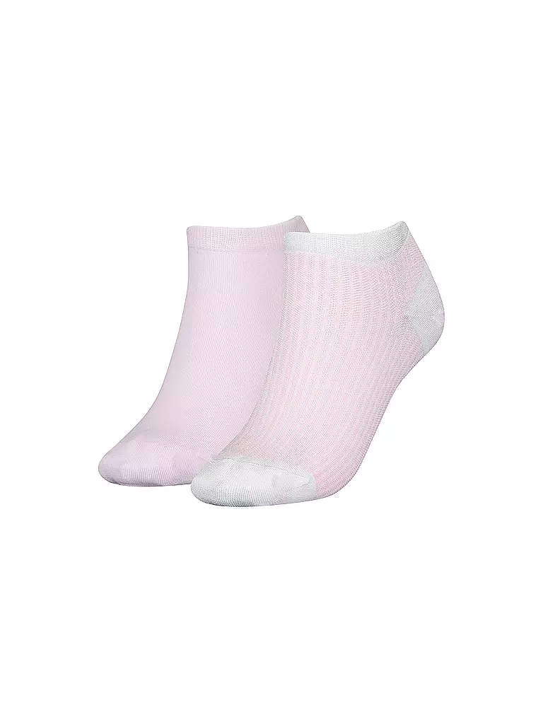 TOMMY HILFIGER | Damen Sneakersocken 2er Pkg light pink | rosa