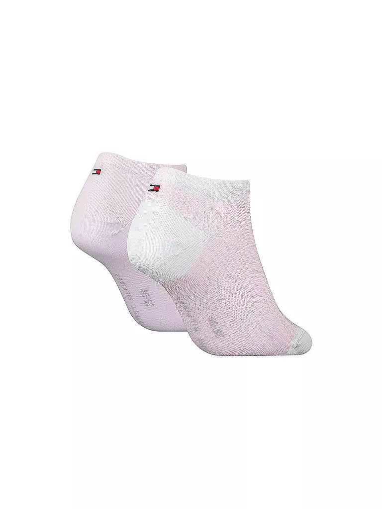 TOMMY HILFIGER | Damen Sneakersocken 2er Pkg light pink | rosa