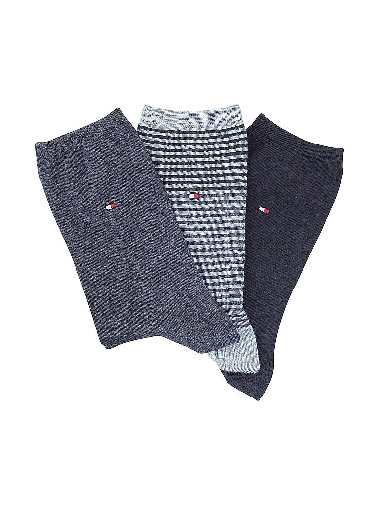 TOMMY HILFIGER | Damen Socken 3er Pkg | blau