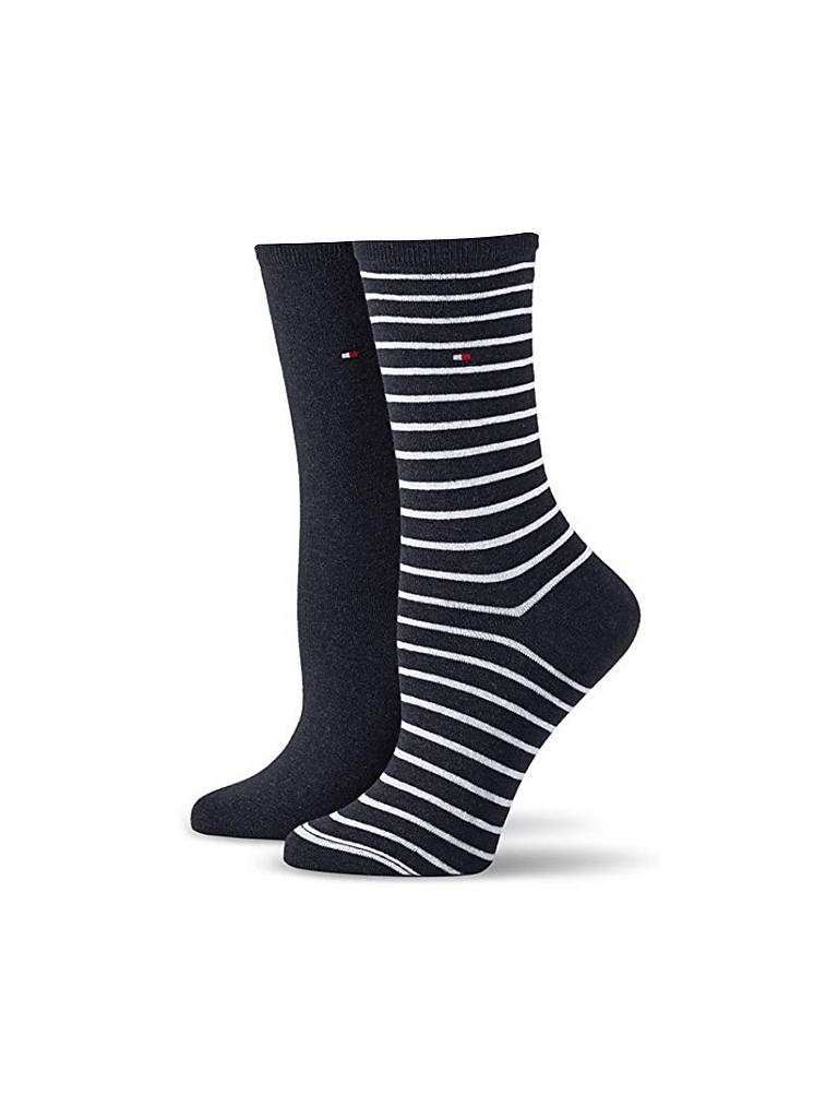 TOMMY HILFIGER | Damen-Socken 2-er Pkg. (Midnight Blue) | blau