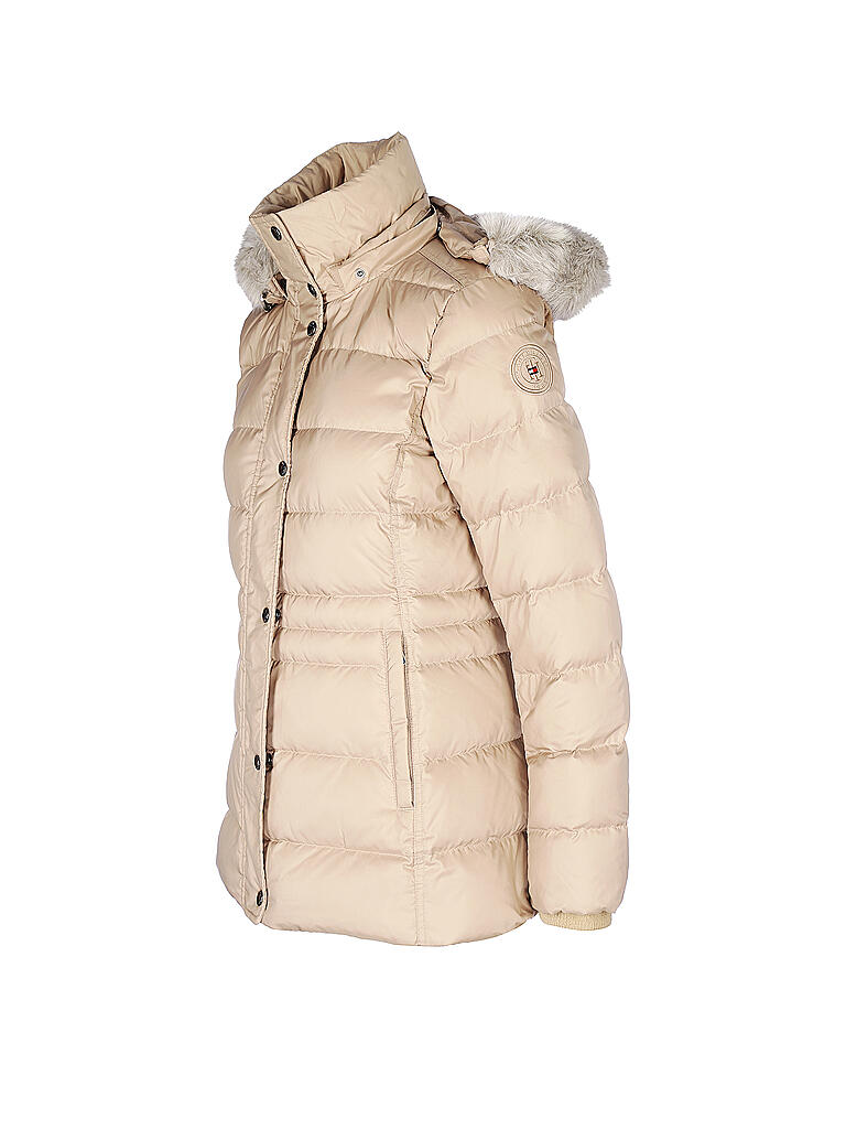 TOMMY HILFIGER | Daunenjacke '" TH Ess Tyra Down " | beige