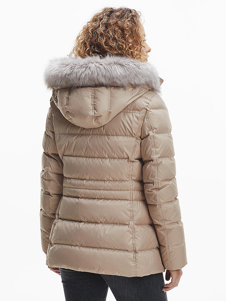 TOMMY HILFIGER | Daunenjacke '" TH Ess Tyra Down " | beige