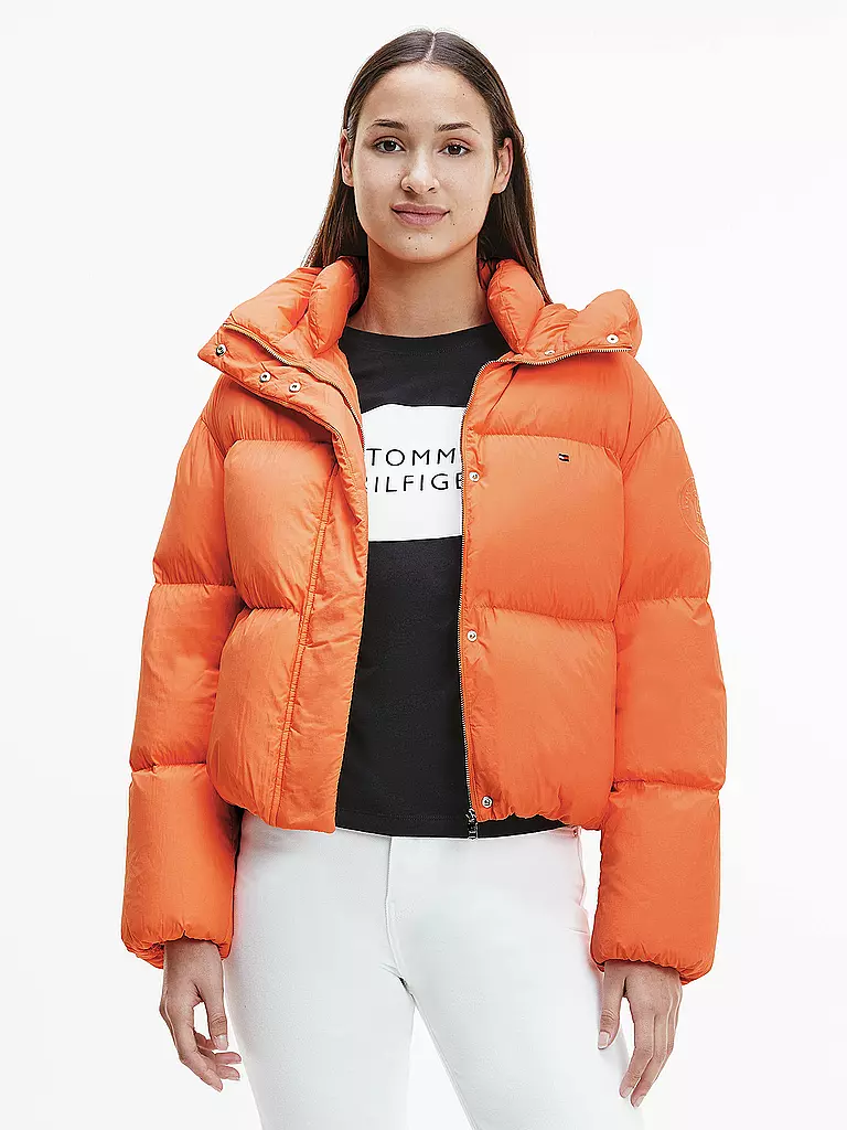 TOMMY HILFIGER | Daunenjacke  | orange