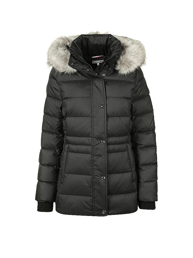 TOMMY HILFIGER | Daunenjacke Essential Tyra | schwarz