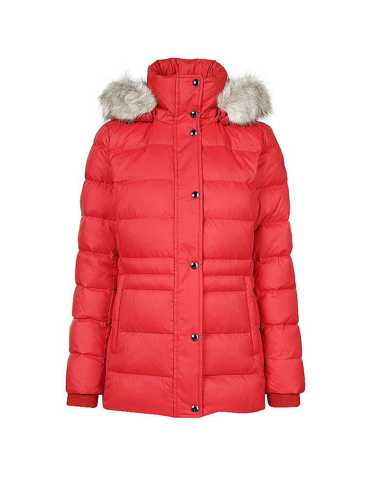 TOMMY HILFIGER | Daunenjacke Essential Tyra | rot