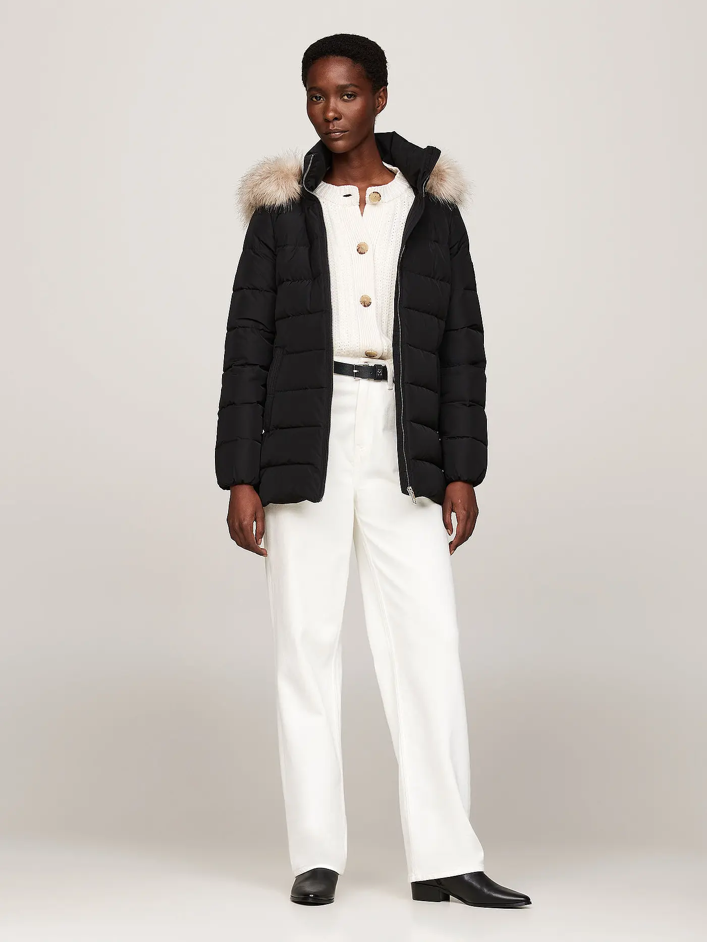 TOMMY HILFIGER | Daunenjacke TYRA  | schwarz